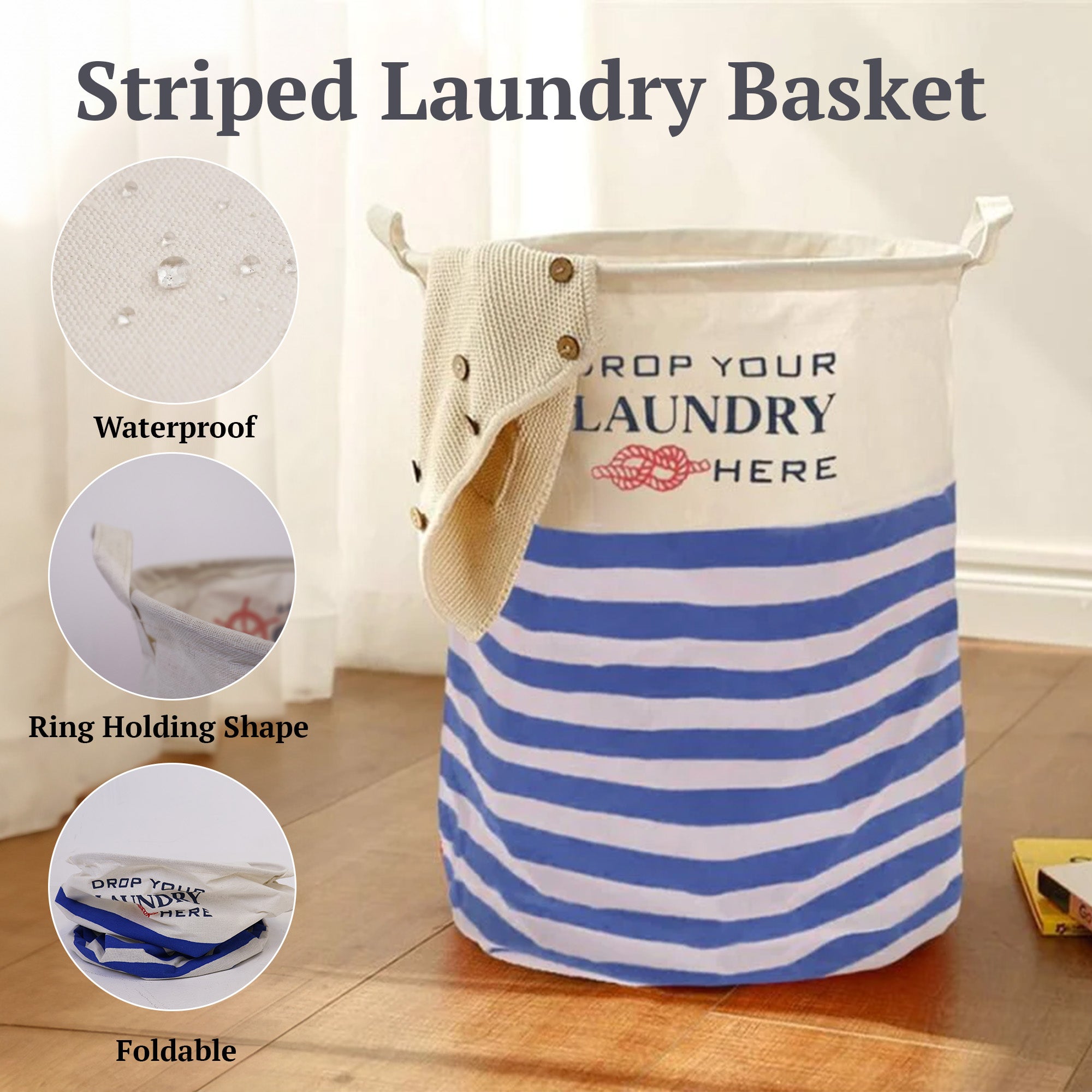 Laundry Bag with 2 Handles - Flatpack Design - 96L