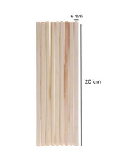 Bamboo Reusable Straws - Set of 40