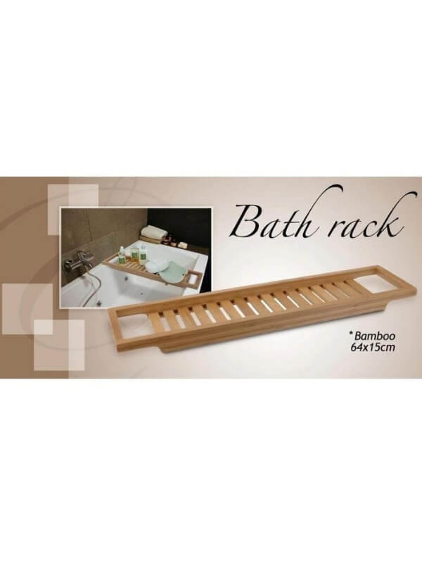 Made from naturally water-resistant bamboo, this bathroom caddy is sustainable, strong, and easy to clean. Add this to your bathtime routine to hold all your self-care essentials such as candles, soap, wine glasses, tea cups, and anything else you desire for ultimate relaxation. 