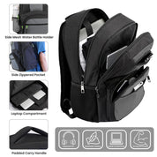 Laptop Backpack for Students - Grey Design