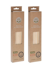Lower your carbon footprint with our 100% natural Bamboo straws. Made from organic Bamboo, these straws are 100% compostable and are enclosed in recyclable packaging. A necessary eco-swop from plastic straws. Ideal for events and daily use! Comes in a set of 40 (2 packs of 20).