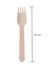 This 100% Birchwood fork set of 20 pieces has no chemicals and is made from natural materials and is biodegradable. This plant-based cutlery set is an easy, affordable, and necessary sustainable swap for plastic cutlery. Ideal for events or household use.