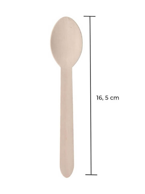 This 100% Birchwood spoon set of 20 pieces has no chemicals and is made from natural materials and is biodegradable. This plant-based cutlery set is an easy, affordable, and necessary sustainable swap for plastic cutlery. Ideal for events or household use. 