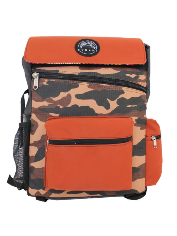 Kymani Hiking Backpack with Detachable Chair - Orange