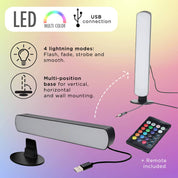 LED Lamp Atmosphere RGBW on Stand with USB Cable and Remote