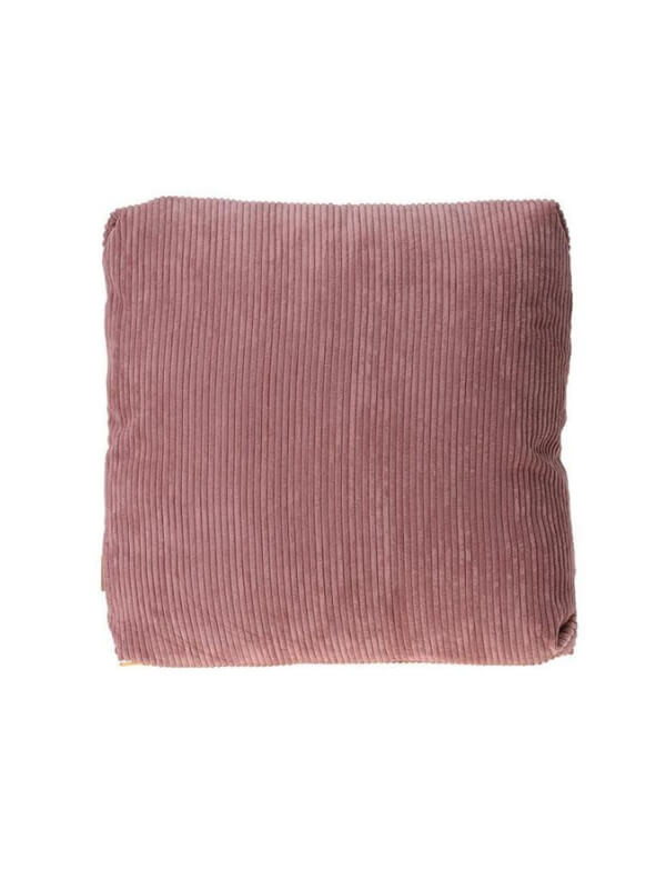 With a modern suede pinstripe design and earthy hues, these throw pillows are on-trend yet timeless. To add colour and texture to your home, add these luxury cushions to your seating areas to elevate any room. Features a reversible design with soft pinstripe suede on the front and canvas on the back with an invisible zipper.