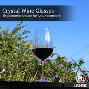 Crystal Red Wine Glass 690ml  - Set of 2