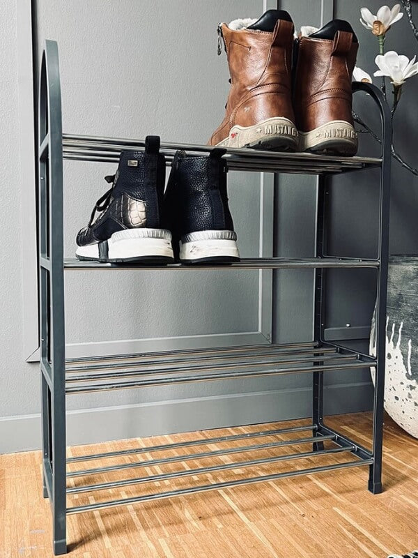 Steel Shoe Rack with 4 Shelves