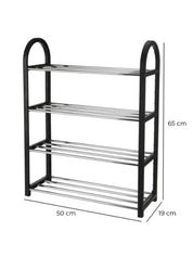 Steel Shoe Rack with 4 Shelves