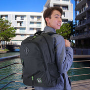 Backpack with 5 Compartments, USB Laptop & Phone Charging Port