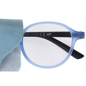 Round Reading Glasses with Pouch