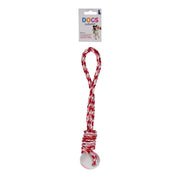 Dog Rope with Handle and Tennis Ball - Ecolifestyle.shop