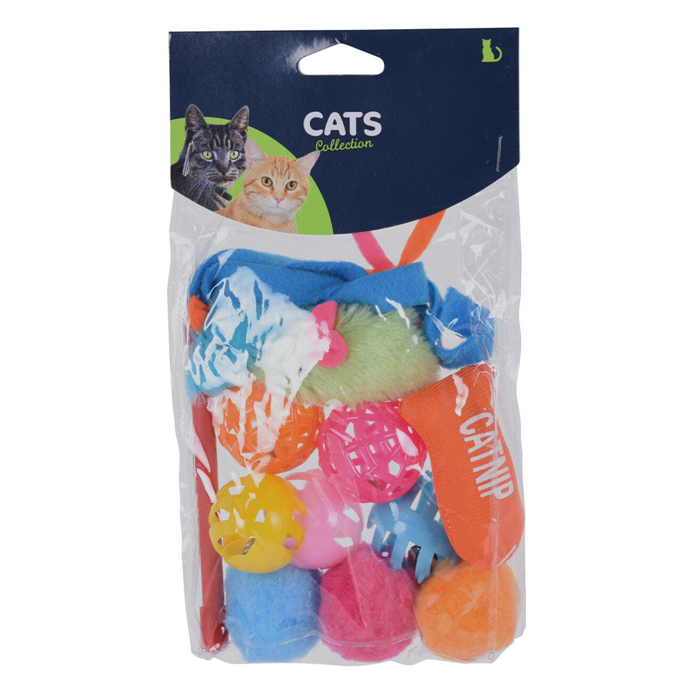 Paquete económico de juguetes para gatos - Juego de 12 juguetes