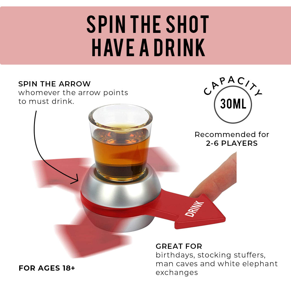 Drinking Game - Spin The Shot with Shot Glasses
