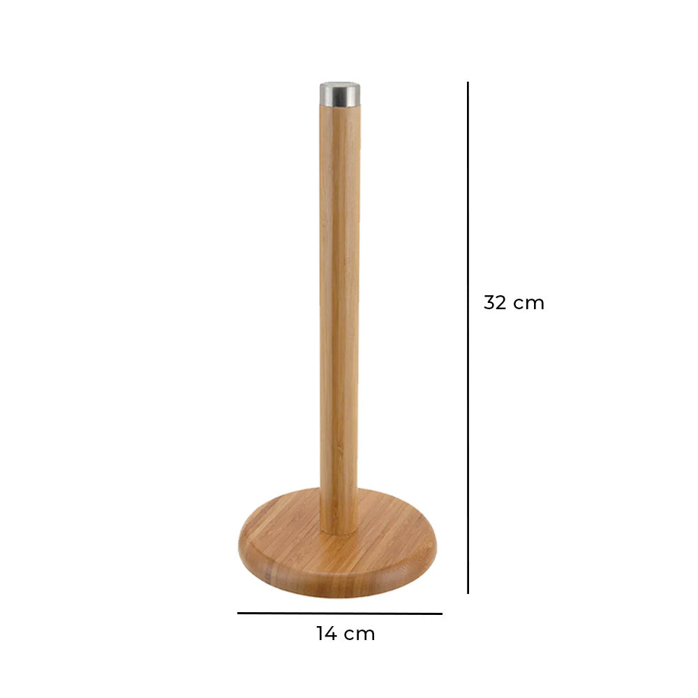 Porte-rouleau en bambou - Écologique - 32 cm