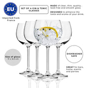 Gin & Tonic Glass 650ml - Set of 4