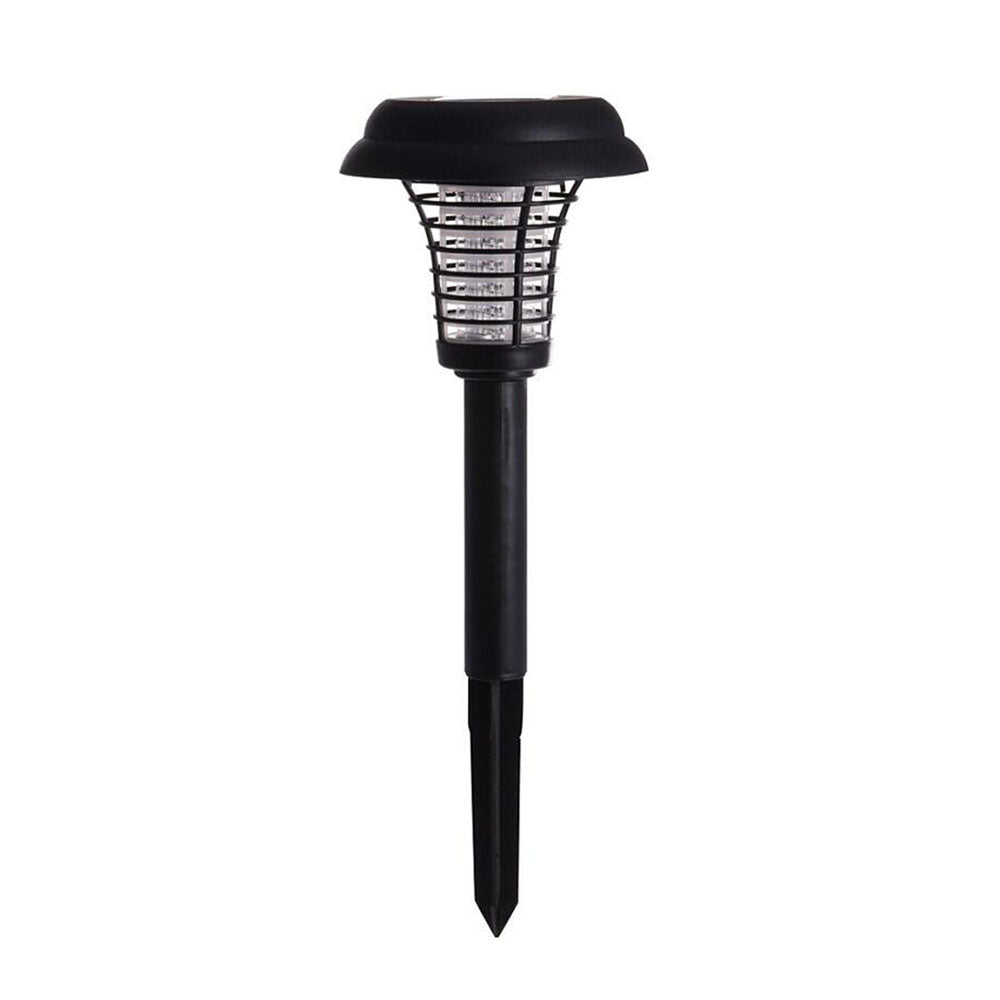 2-in-1 Mosquito Zapper and 15cm Solar Light with Spike. ﻿The insect zapper lamp is also a solar LED lamp that can be installed anywhere thanks to the built-in pole and provides lighting in your garden. An on/off switch for light and zapper functions. 1 x Built-in rechargeable solar-powered battery. Size: 14.5 x 40.5cm Eco lifestyle online shop DX9500810