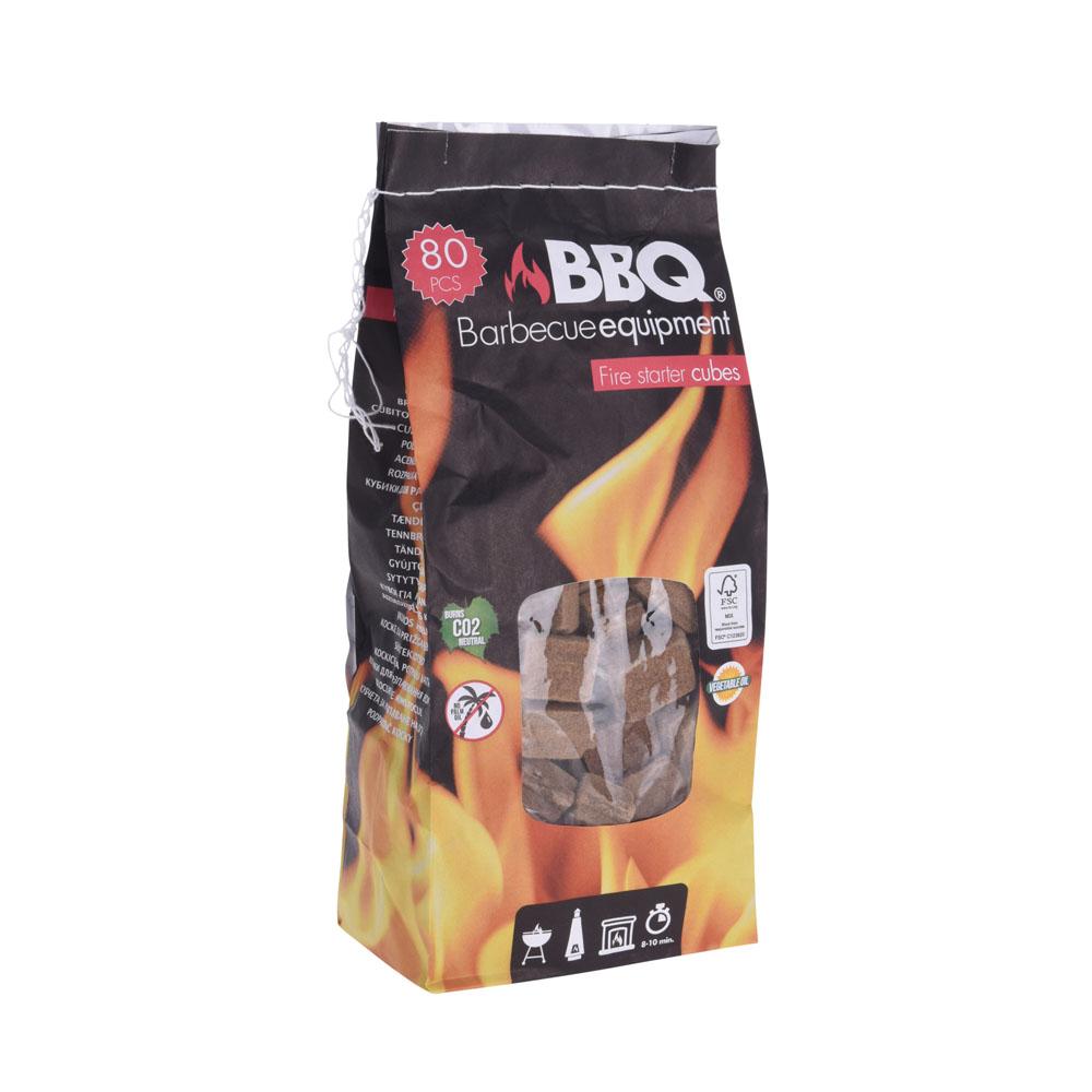 Eco lifestyle - ecolifestyle.shop Our wooden fire starter will start a fire simply place it in your fireplace, fire pit, braai, or chimney and light it. It's ideal for indoor & outdoor fires & ready to transport, making it ideal for camping, fishing & hunting trips. Burning time +/- 6 to 8 minutes. 80pcs tablets per plate. Size: 18 x 12 x 1.4cm. Material: Reused Wood. FS5000020 - 8719987226571 