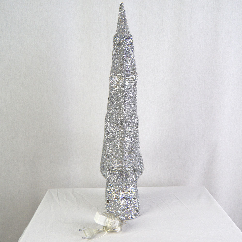 Glitter Christmas Tree - Silver Design