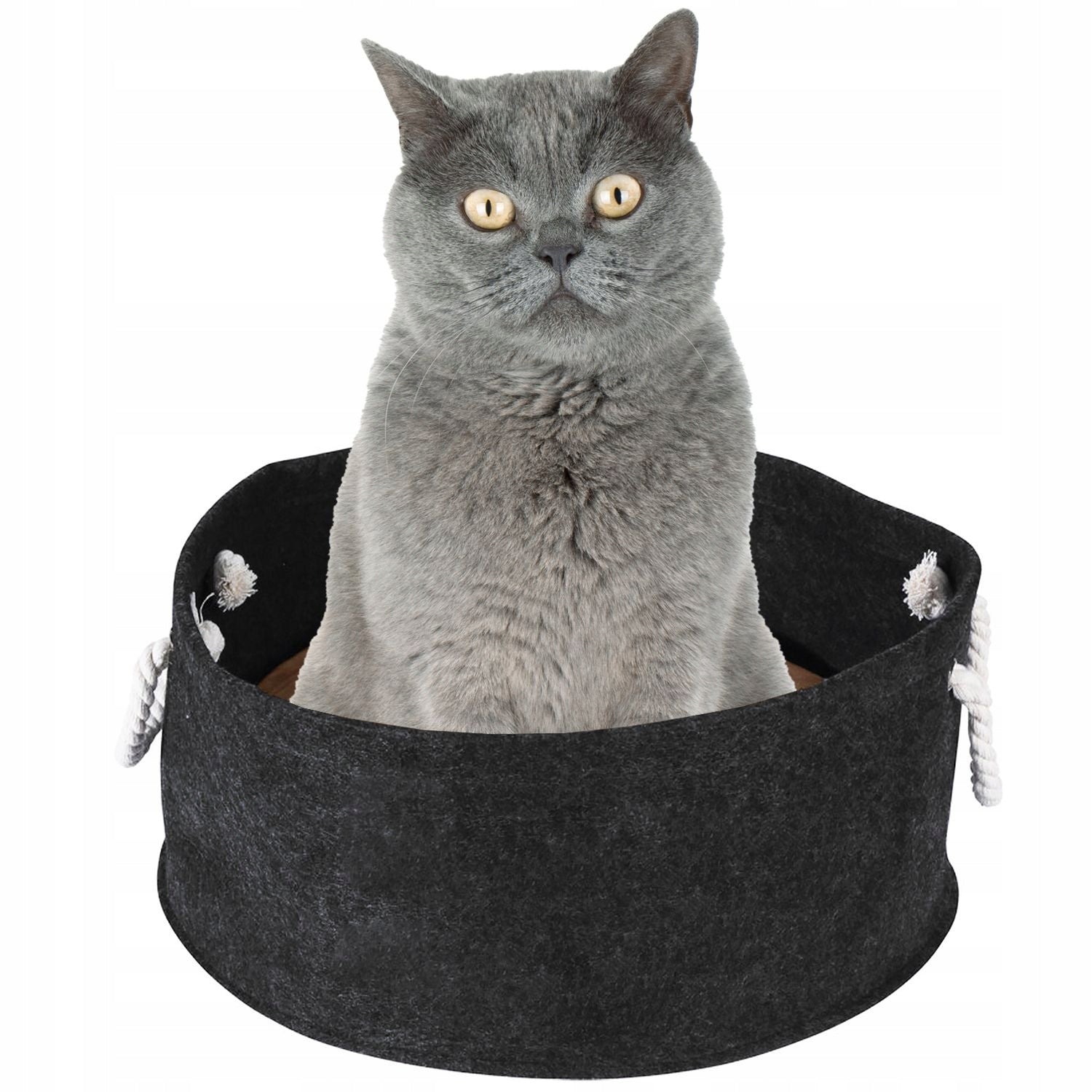 Cat Basket Bed with Handles