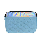 Large Mermaid Design Storage Bag - Pink - Large Mermaid Design Storage Bag - MC1000900 - Our large laptop and storage bag features an elegant pink design with sequence and a blue design with leather-like fabric. It is water-resistant and has a soft fur-like interior to keep our laptop or tablet from being scratched. Perfect for holding accessories.