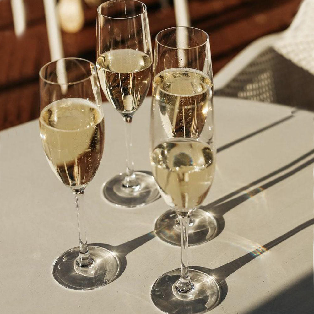 Champagne Glasses 180ml & Ice Cooler - 5 Pieces Champagne Gift Set