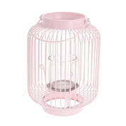 Eco lifestyle - ecolifestyle.shop Modern Hanging Metal Wire Lantern with Candle Holder can be suspended. Great for shedding light when it's loadshedding. Can be hung. The body is made of metal, the shade is glass. The degree of protection of the case is IP44. Size: 16.5 x 16.5 x 23cm. With handle and glass 7 x 7.5cm. mMaterial: Metal + Glass. - NBD100900 - 8719987487767