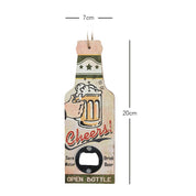 Beer Bottle Opener with String for Hanging - Set of 3