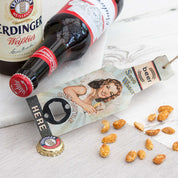 Beer Bottle Opener with String for Wall Hanging