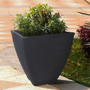 42cm Lightweight flower pot from Netherlands is weather-resistant because of it's UV resistant plastic material and it is lightweight for easy portability between your home, garden, living area, patio and wherever you want your pot plant to be. No drainage holes so no leakage will occur. Size: 40 x 40 x 42cm. Eco lifestyle online shop Y54195350