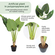 Grande Plante Artificielle en Pot - 90cm 