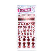 Stickers - 250 Pieces - Assorted Diamond and Glitter Letters