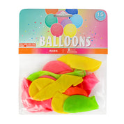 Balloon Set  - 15 Balloons - Natural Rubber Latex - 20cm